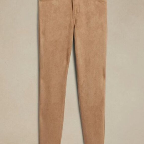 Banana Republic High-Rise Vegan SUEDE Black Skinny Stretch Jeans 26/2 RT$100 - Picture 6 of 9